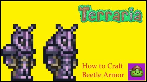 How to Craft <b>Beetle</b> <b>Armor</b> in <b>Terraria</b>? Crafting <b>Beetle</b> <b>Armor</b> is an important step in the game. . Beetle armor terraria
